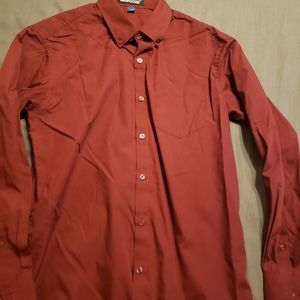 Maroon Button Up